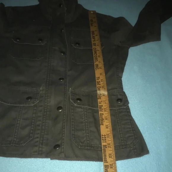 J. CREW utility relaxed boyfriend field jacket roll up cuffs NEW Size XS - Picture 7 of 10